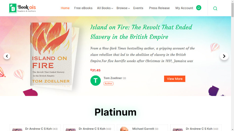 All-in-One Website for Writers, Authors, and Publishers: Discover the Magic of Bookois